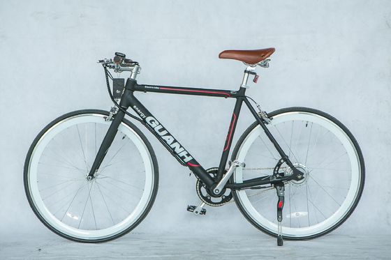 Ciudad 700C 25KM/H CE 36V 8AH Batería de litio OEM personalizada 250W Europa Ciudad de velocidad única para hombres adultos Bicicleta eléctrica con batería oculta