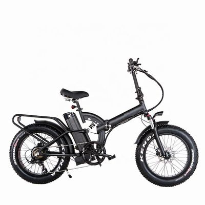 48V 21AH Suspensión completa 1000W 20" Bicicleta eléctrica con freno de disco y motor de eje trasero