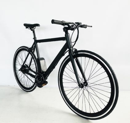 700C 350W 36V 8.8AH Cuadro de aluminio CE OEM Personalizado Europa Bicicleta eléctrica de velocidad única para hombres