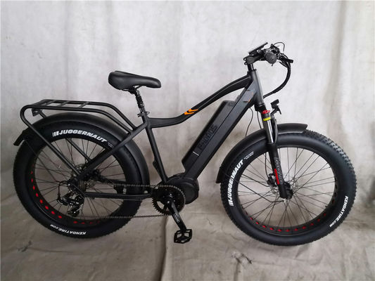 Shimano 7 velocidad 1000W Motor de tracción media bicicleta eléctrica de 26 pulgadas para 2023 Fat Tire E Bikes
