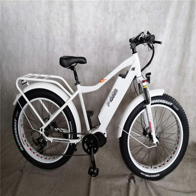 Shimano 7 velocidad 1000W Motor de tracción media bicicleta eléctrica de 26 pulgadas para 2023 Fat Tire E Bikes