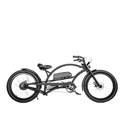 Motor de eje trasero 48V 1000W 17AH CE de velocidad única Chopper eléctrico Beach Cruiser Bike