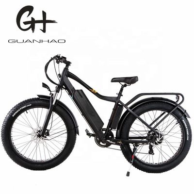 Snow 26&quot; 52V 1000W bicicleta eléctrica de montaña con 7 marchas de velocidad y 17AH batería de litio