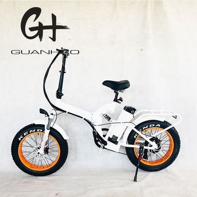 Bicicleta eléctrica de nieve de 20 pulgadas con suspensión completa con batería de 48V 21AH y motor trasero Bafang de 1000W