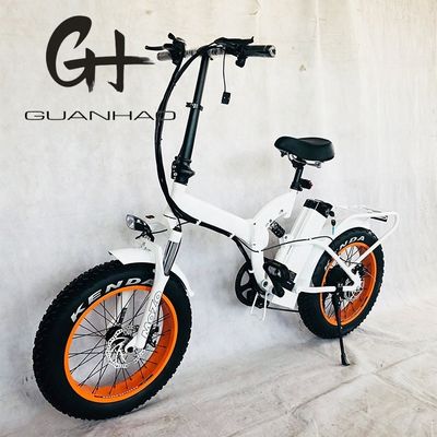 Bicicleta eléctrica de nieve de 20 pulgadas con suspensión completa con batería de 48V 21AH y motor trasero Bafang de 1000W