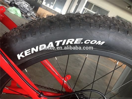 Cuadro de aleación de aluminio de 26 pulgadas 7 velocidades neumático de grasa bicicleta eléctrica crucero con batería de litio