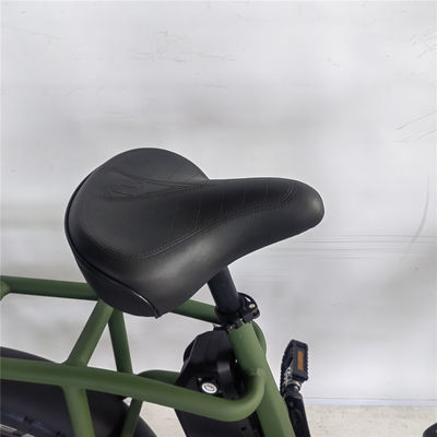 1000W 48V 34A Folding Frame Electric Cargo Bike con llantas de 20 pulgadas de grasa y portabagaños traseros
