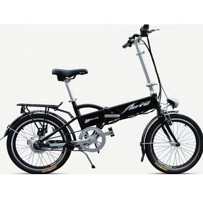 16&quot; Mini Bicicleta Plegable con motor de 24V 250W y engranajes de batería de litio de 10AH de velocidad única