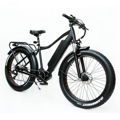 500watt 17AH Batería 8Fun Motor Medio M600 26&quot; 4.0 neumático de nieve bicicleta de montaña eléctrica