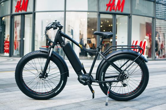 500watt 17AH Batería 8Fun Motor Medio M600 26&quot; 4.0 neumático de nieve bicicleta de montaña eléctrica