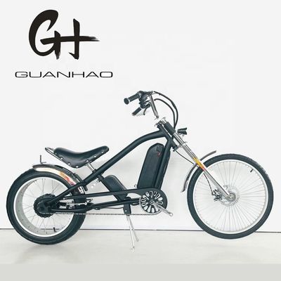 24&quot;-20&quot; 48V500W 40KM/H Single Speed Adult Chopper Bicicleta eléctrica con y Pedal ordinario