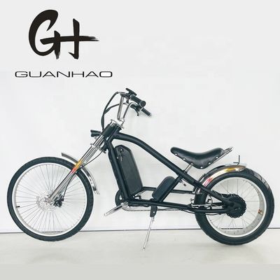 24&quot;-20&quot; 48V500W 40KM/H Single Speed Adult Chopper Bicicleta eléctrica con y Pedal ordinario