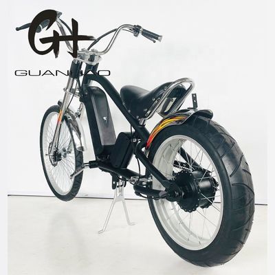24&quot;-20&quot; 48V500W 40KM/H Single Speed Adult Chopper Bicicleta eléctrica con y Pedal ordinario