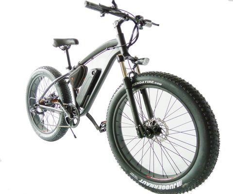 Cuadro de acero de 26 pulgadas Hi-Ten 48V 500W 10.4AH neumático eléctrico de montaña chino de nieve