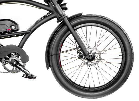 Bicicleta eléctrica 24&quot;x3.0 neumático 1000W 17AH Hi-Ten Acero marco 50KM/H Shimano velocidad crucero