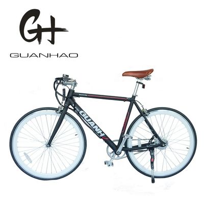 Bicicleta eléctrica de aluminio de 700C CE EN15194 Certificado 36V 350W Motor 10.8AH Batería de litio oculta