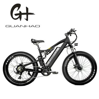 24 pulgadas de grasa 4.0 neumático 48V 1000W 50KM/H Suspensión completa 21AH bicicleta de montaña eléctrica E-bicicletas