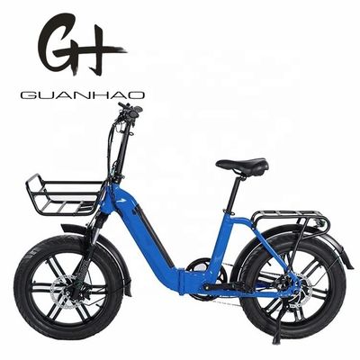 750W Magwheel Motor A través de Aluminio Cuadro Plegable Suspensión de la horquilla Bicicleta Plegable Eléctrica