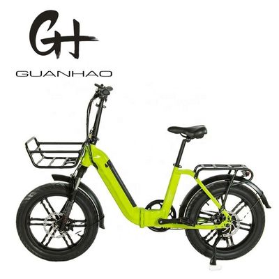 750W Magwheel Motor A través de Aluminio Cuadro Plegable Suspensión de la horquilla Bicicleta Plegable Eléctrica