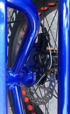 Freno Tektro Disco Freno 24 pulgadas de neumático de grasa adulto 3 ruedas 48V1000W bicicleta de carga eléctrica