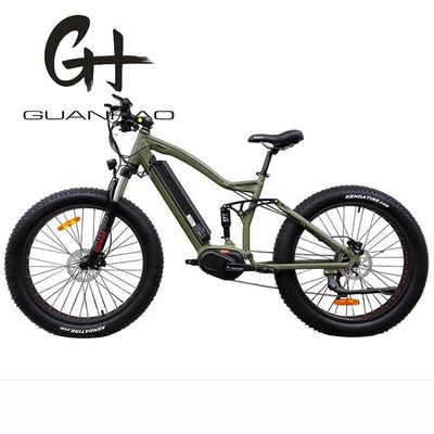 8 velocidad engranajes 26 pulgadas 48V 17Ah batería de litio bicicleta de montaña eléctrica con 1000W Bafang motor medio