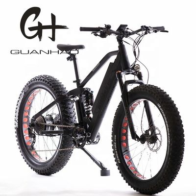 8 velocidad engranajes 26 pulgadas 48V 17Ah batería de litio bicicleta de montaña eléctrica con 1000W Bafang motor medio