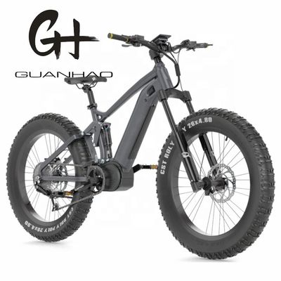 Batería de tubo descendente de 26 pulgadas Bafang M620 Motor medio 48V 750W 10.5AH CE 45KM/H EBIKE de neumáticos de grasa