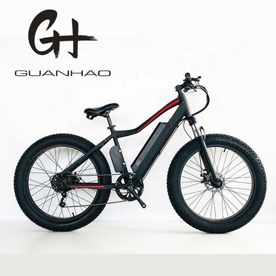 Pneumático de grasa de 26 pulgadas 500W Pneumático eléctrico para nieve bicicleta eléctrica con potente batería de litio