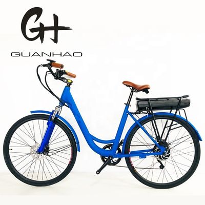 27.5&quot; 48V 500W 14AH 45KM/H EN15194 CE Stock Lady Electric City Ebike con engranaje trasero de 7 velocidades