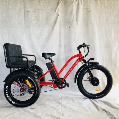 Mercado de EE.UU. BAFANG Sensor Triciclos eléctricos con tres ruedas y freno de disco hidráulico