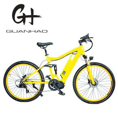 26&quot; 2.20 Electric Mountain Bike con Cuadro de aleación de aluminio Suspensión completa y Bafang BBS02 G510 1000W Mid Drive