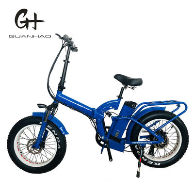 Bicicleta eléctrica de neumáticos de nieve de 20 pulgadas con motor de eje trasero de 750W y batería de litio de 48V30AH