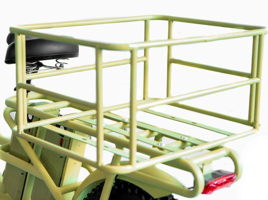 Cuadro de aleación de aluminio 48V34AH 1000W Fat Tire Ebike con dos baterías y dos cestas