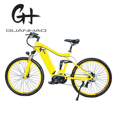 26&quot; 2.20 Electric Mountain Bike con Cuadro de aleación de aluminio Suspensión completa y Bafang BBS02 G510 1000W Mid Drive