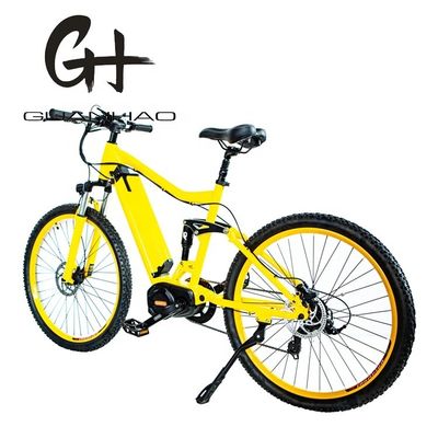 26&quot; 2.20 Electric Mountain Bike con Cuadro de aleación de aluminio Suspensión completa y Bafang BBS02 G510 1000W Mid Drive