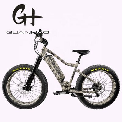Motor central de 26&quot; 4.0 neumático de grasa bicicleta eléctrica para adultos con doble batería 48V1000W X2WD CE