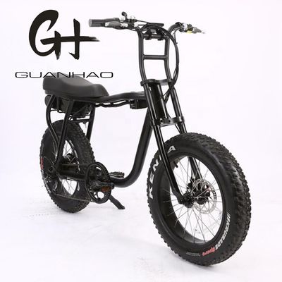 Elegante 20&quot; 48V 500W rueda trasera sin escobillas de motor 4.0 neumático de grasa bici eléctrica de ciudad chopper