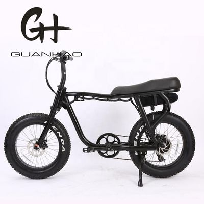 Elegante 20&quot; 48V 500W rueda trasera sin escobillas de motor 4.0 neumático de grasa bici eléctrica de ciudad chopper