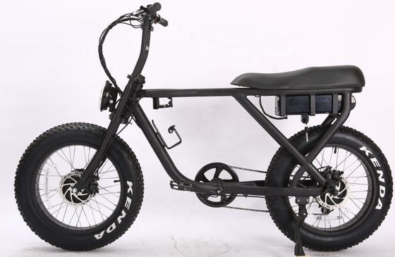Elegante 20&quot; 48V 500W rueda trasera sin escobillas de motor 4.0 neumático de grasa bici eléctrica de ciudad chopper