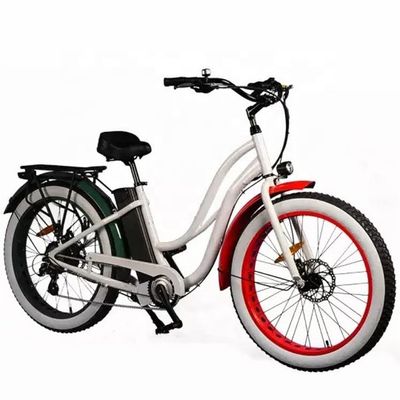 26&quot; Femenino Marco 17AH Batería de litio 1000W Carga eléctrica 48V Bicicleta eléctrica de la ciudad