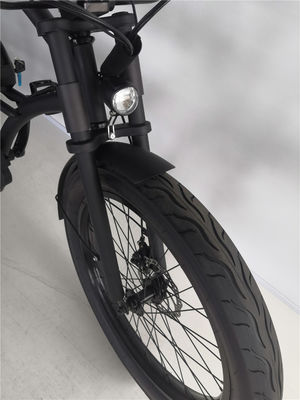 Bicicleta eléctrica de crucero de playa de 24 pulgadas con motor sin escobillas de 48 V y neumáticos de 3.0 grasa