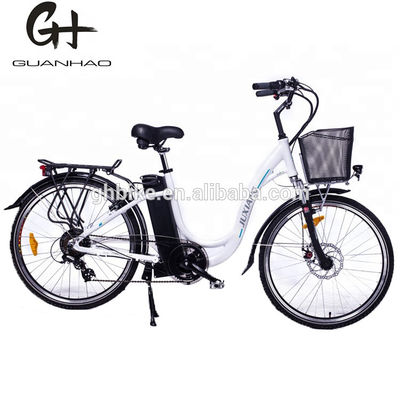 36V Batería de aluminio Green City 250W A2B Electric City Bike para el transporte verde