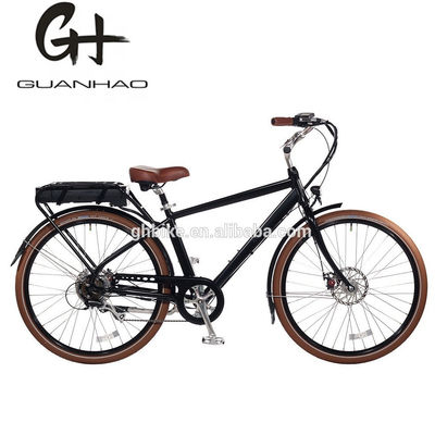 Fabricado 28 pulgadas City Ebike estilo bicicleta eléctrica con batería de aluminio