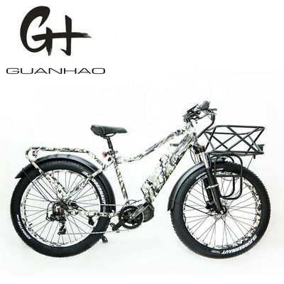 Freno de disco 26 pulgadas 1000W bicicleta eléctrica de montaña con batería de 17AH y motor BaFang M620