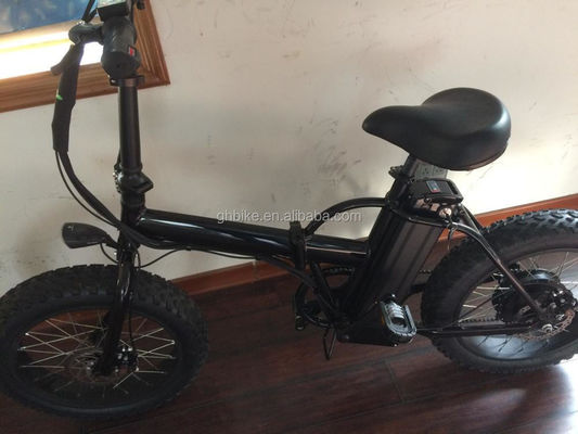 10.5 AH Capacidad de la batería 500W Plegable grasa neumático plegable bicicleta eléctrica E bicicleta bicicleta