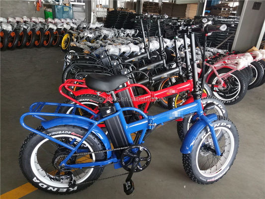 10.5 AH Capacidad de la batería 500W Plegable grasa neumático plegable bicicleta eléctrica E bicicleta bicicleta