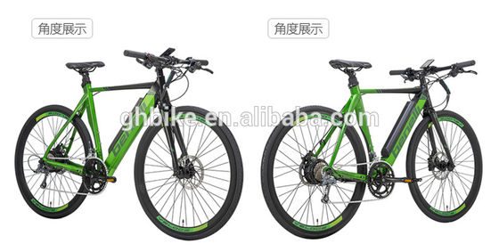 Bicicleta eléctrica de potencia de 200W con ruedas de 700C y volante libre de velocidad única con certificación CE