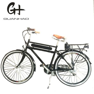 Aluminio Hub 28 pulgadas 36V 15AH Cargo Tradición Vintage Classic Hombres 250W PAS E-bicicleta