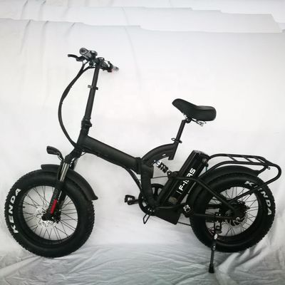 Batería de litio de 48V 14Ah Samsung 7 velocidad 750W 20&quot; 4.0 Cuadro de suspensión completa Bicicleta eléctrica plegable