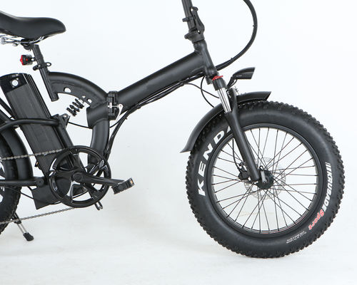 Batería de litio de 48V 14Ah Samsung 7 velocidad 750W 20&quot; 4.0 Cuadro de suspensión completa Bicicleta eléctrica plegable